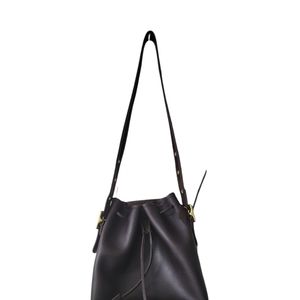 Vintage coach lulu legacy brown drawstring bucket satchel bag